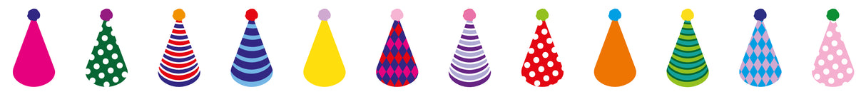 Washi Tape Partyhüte