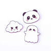 cloud panda ghost kawaai pin