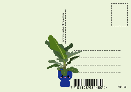 Postkaart planten samenwonen